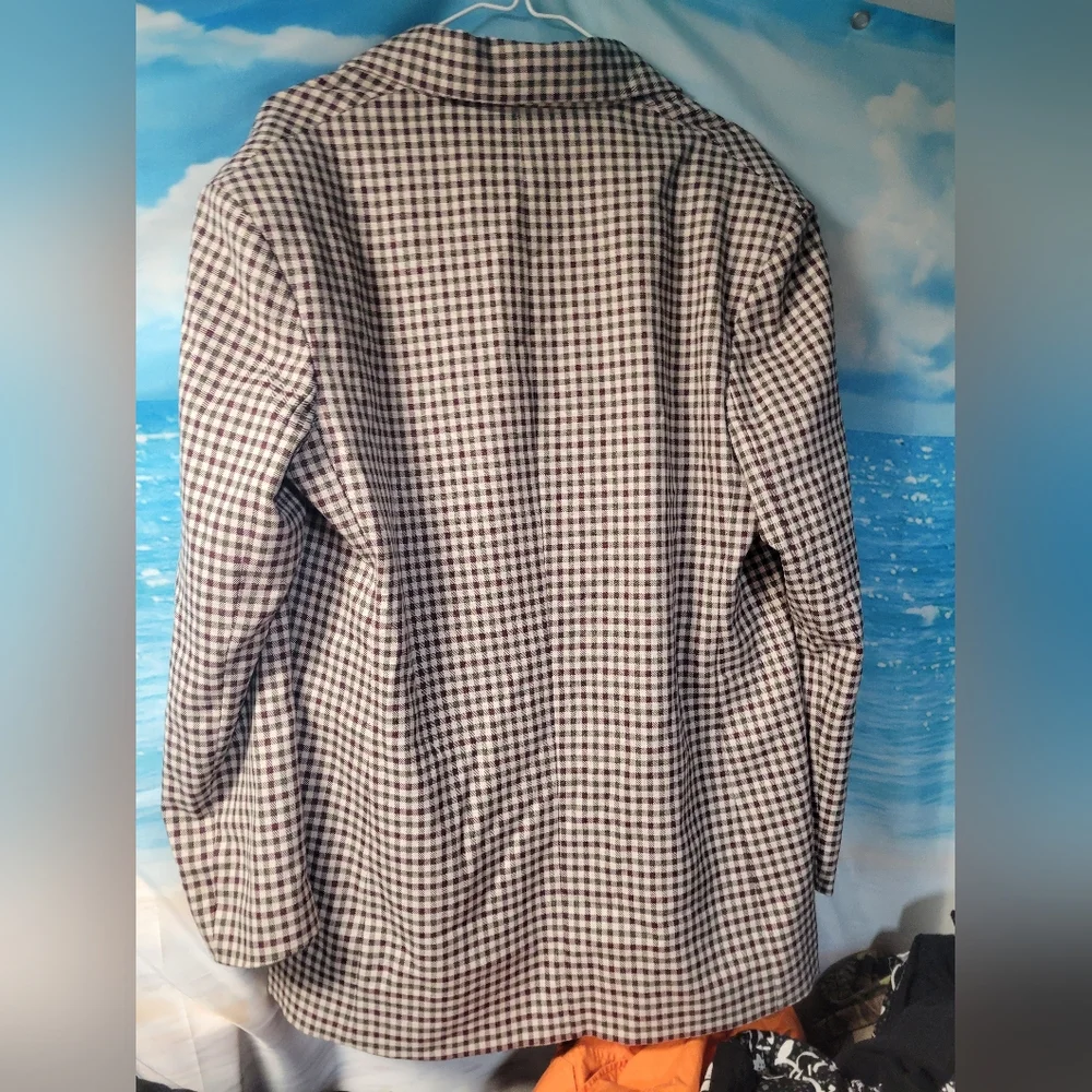 ASOS Design Women's Plaid Blazer Size 6‎